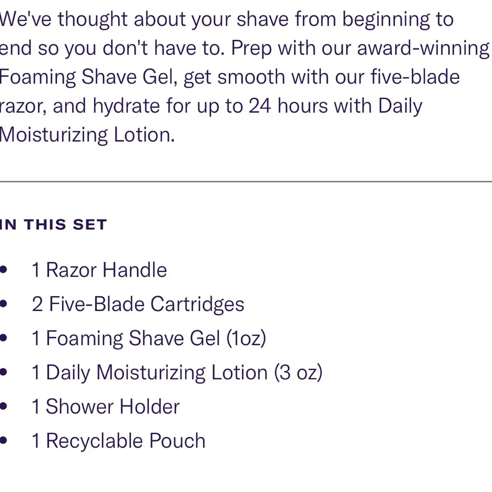Flamingo * Travel Shave Kit * NWT * Razor*Holder*Shave Cream*Moisturizing Lotion - Picture 3 of 14